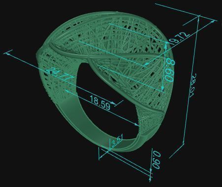 Ultra Vision Ring 587 3D print model_7