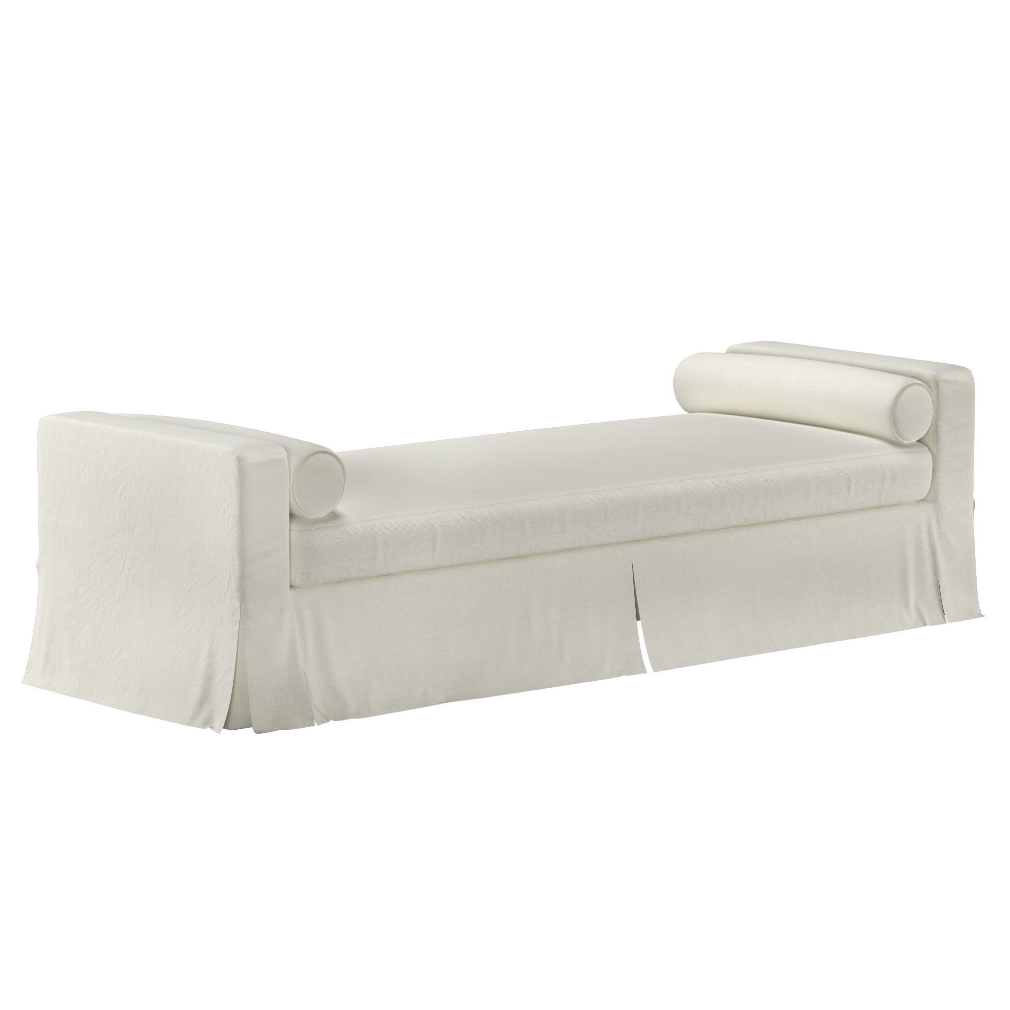 Canaan bench 3D model_3