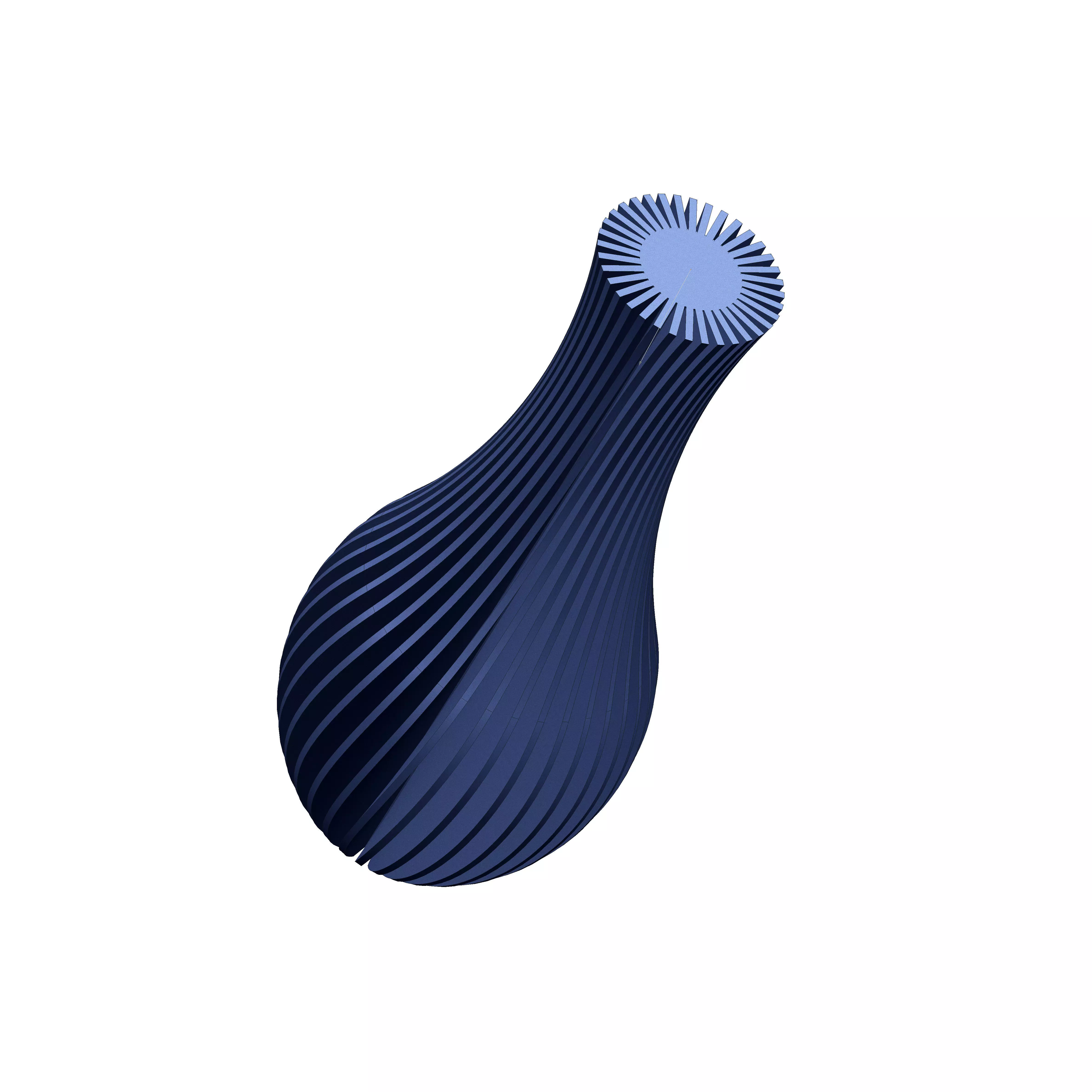 Spiral Vase bud vase flower pot planter 3D print model