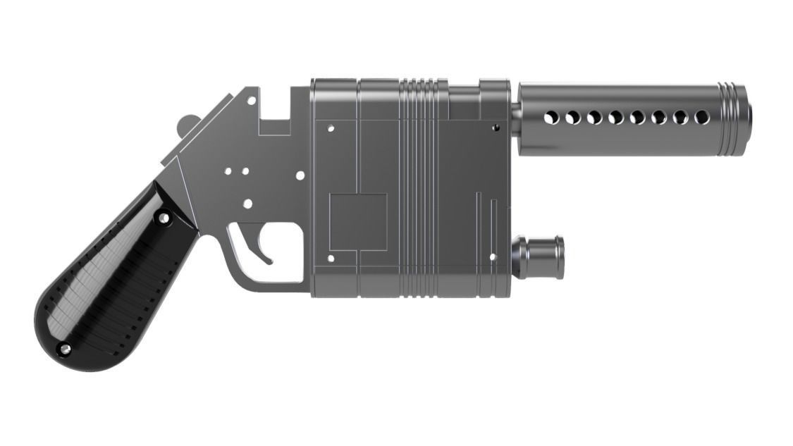 Star Wars TFA - NN-14 Blaster Rey Blaster - Electronics MOD incl 3D print model_1