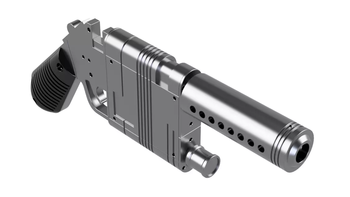 Star Wars TFA - NN-14 Blaster Rey Blaster - Electronics MOD incl 3D print model_0