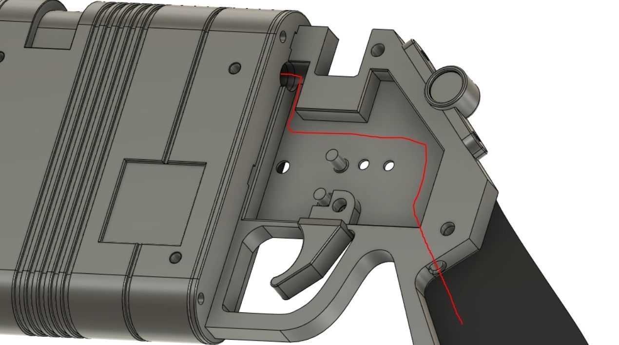 Star Wars TFA - NN-14 Blaster Rey Blaster - Electronics MOD incl 3D print model_7