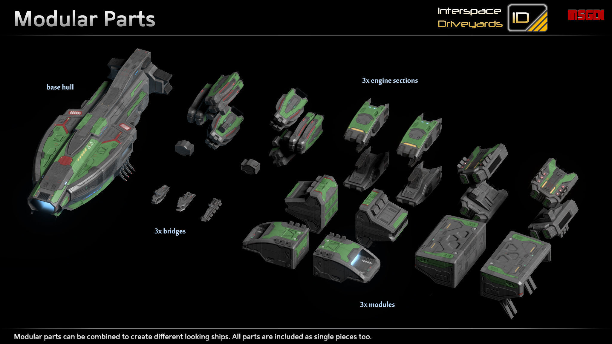Solaria Class Carrier Low-poly 3D model_1
