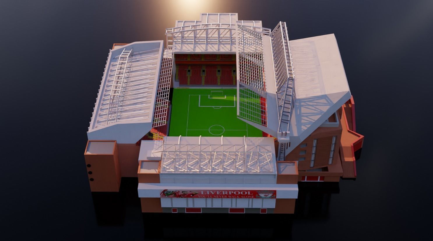 Football Stadium 3D model_1
