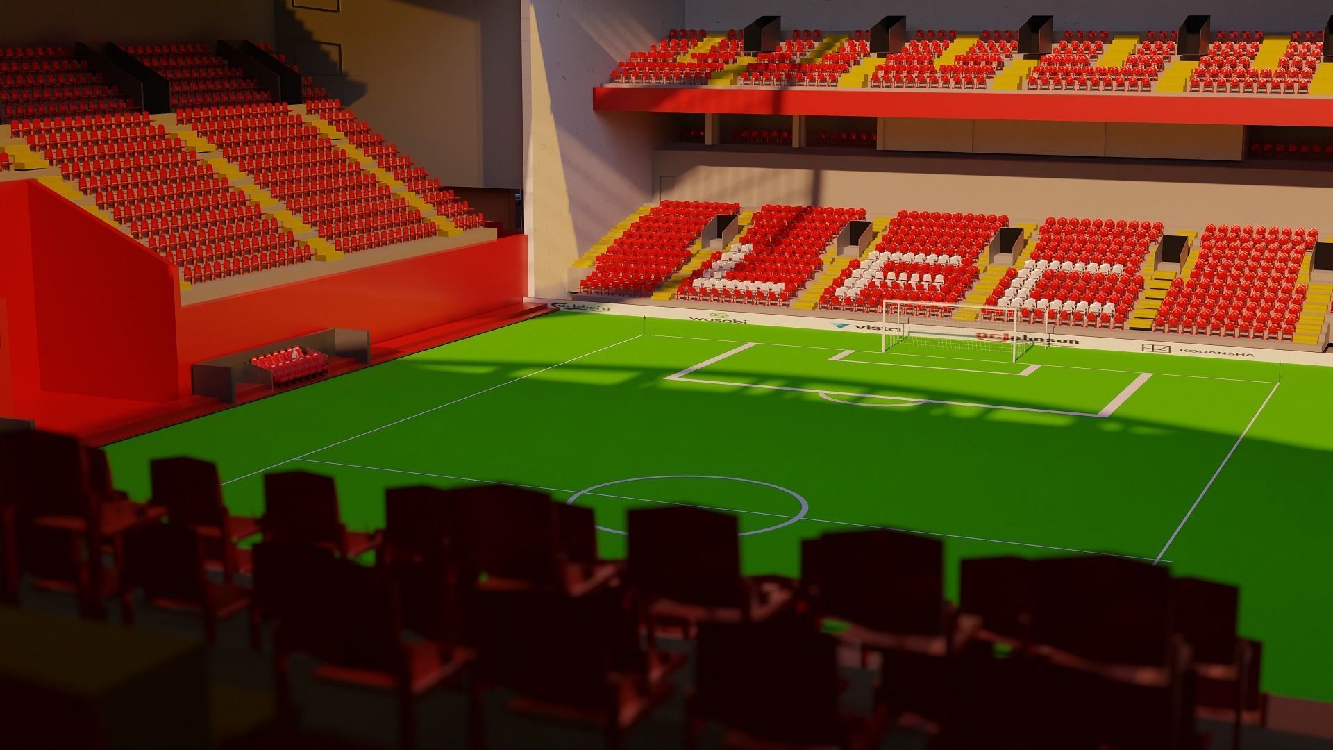 Football Stadium 3D model_5
