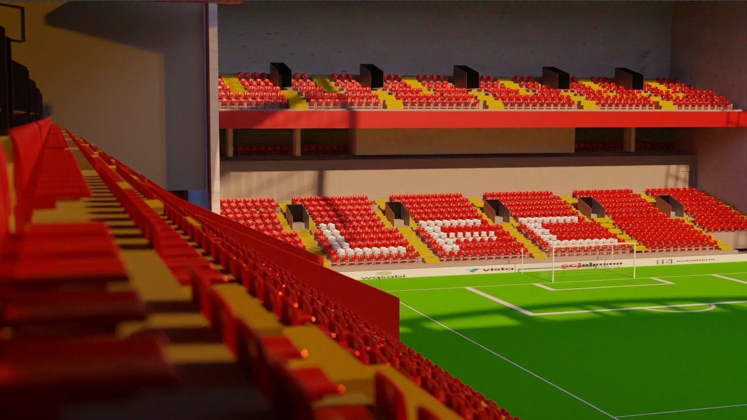 Football Stadium 3D model_6