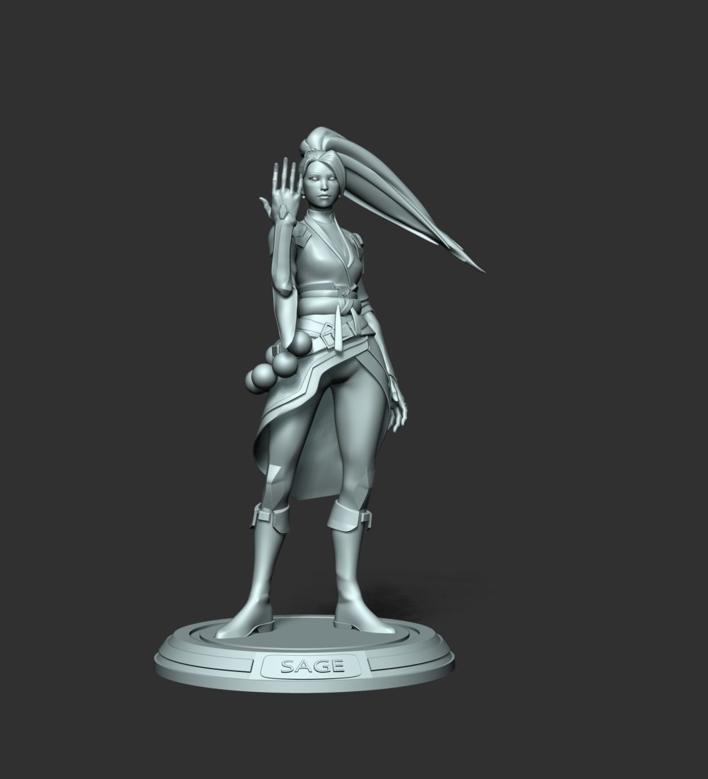 Sage - Valorant 3D print model_10