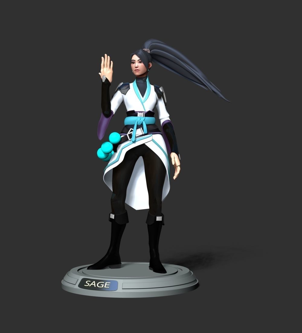 Sage - Valorant 3D print model_5