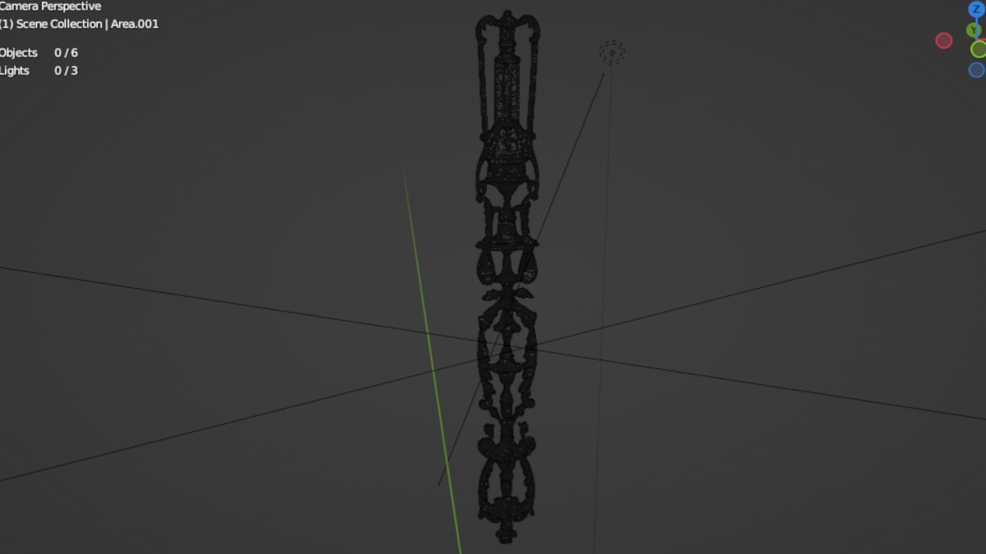 Classic decor ornament 172 3D model_6