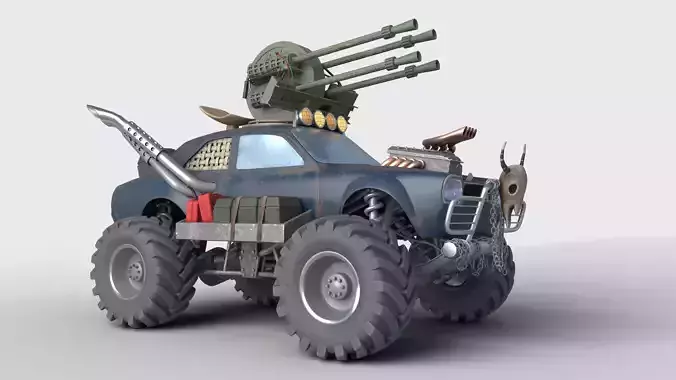 Monster car 3D model