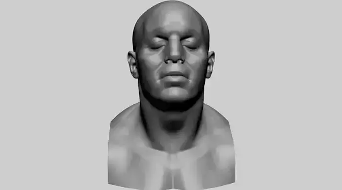 Male Head F 3D model
