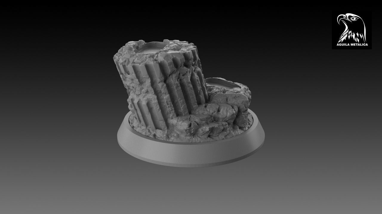 Saint Seiya - Aldebaran de Tauro - Base 3D Print - Archivos STL 3D print model_7