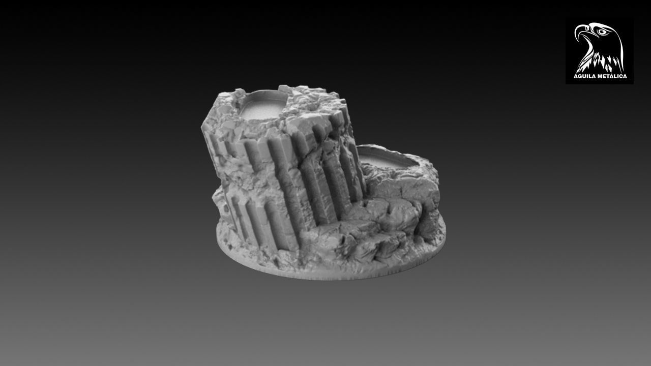 Saint Seiya - Aldebaran de Tauro - Base 3D Print - Archivos STL 3D print model_5