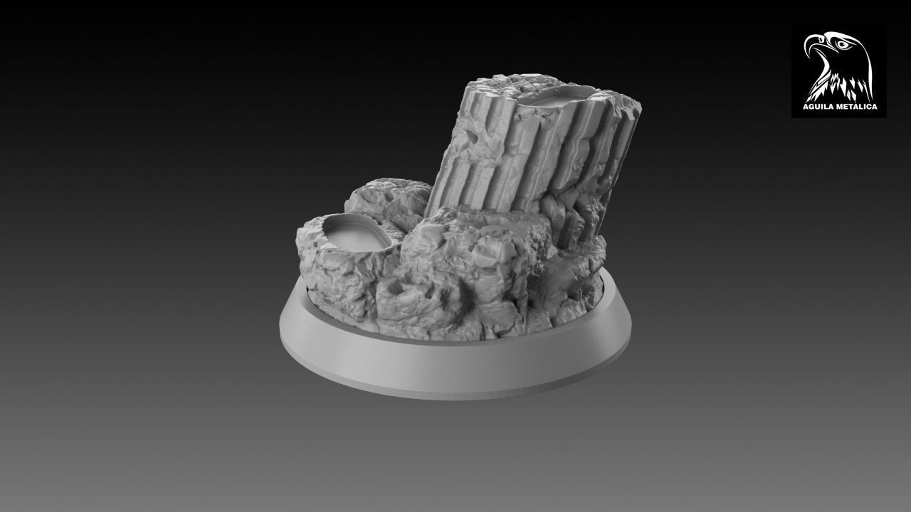 Saint Seiya - Aldebaran de Tauro - Base 3D Print - Archivos STL 3D print model_3