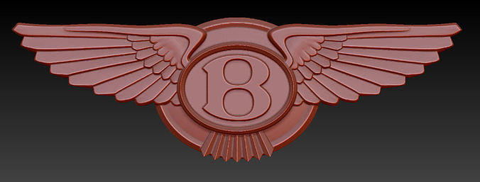 Benley logo 3D print model