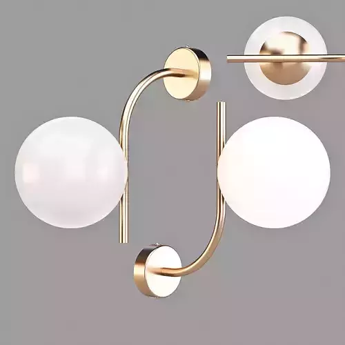 Maytoni Rendez-Vous MOD109Wl-01BS - Wall Lamp 3D model