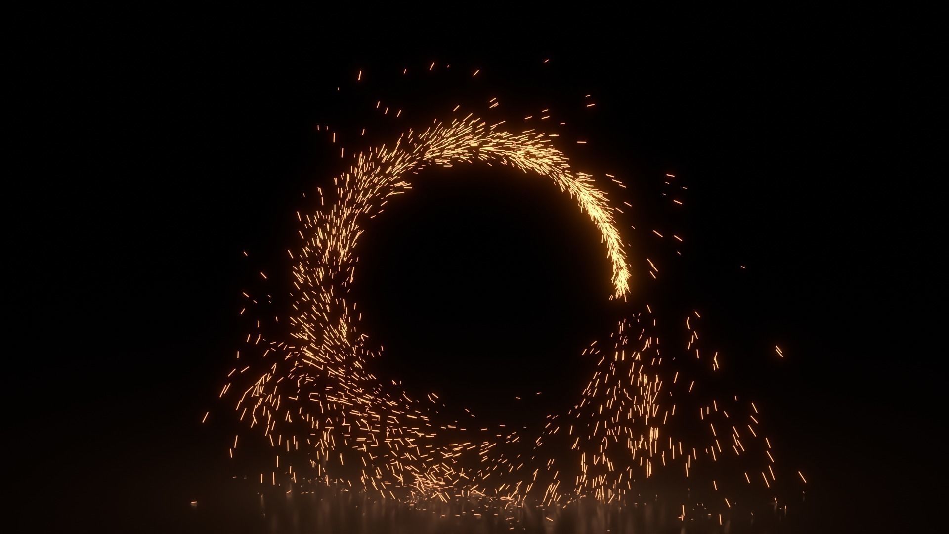 Animated  Dr Strange Portal  Particles 3D model_7