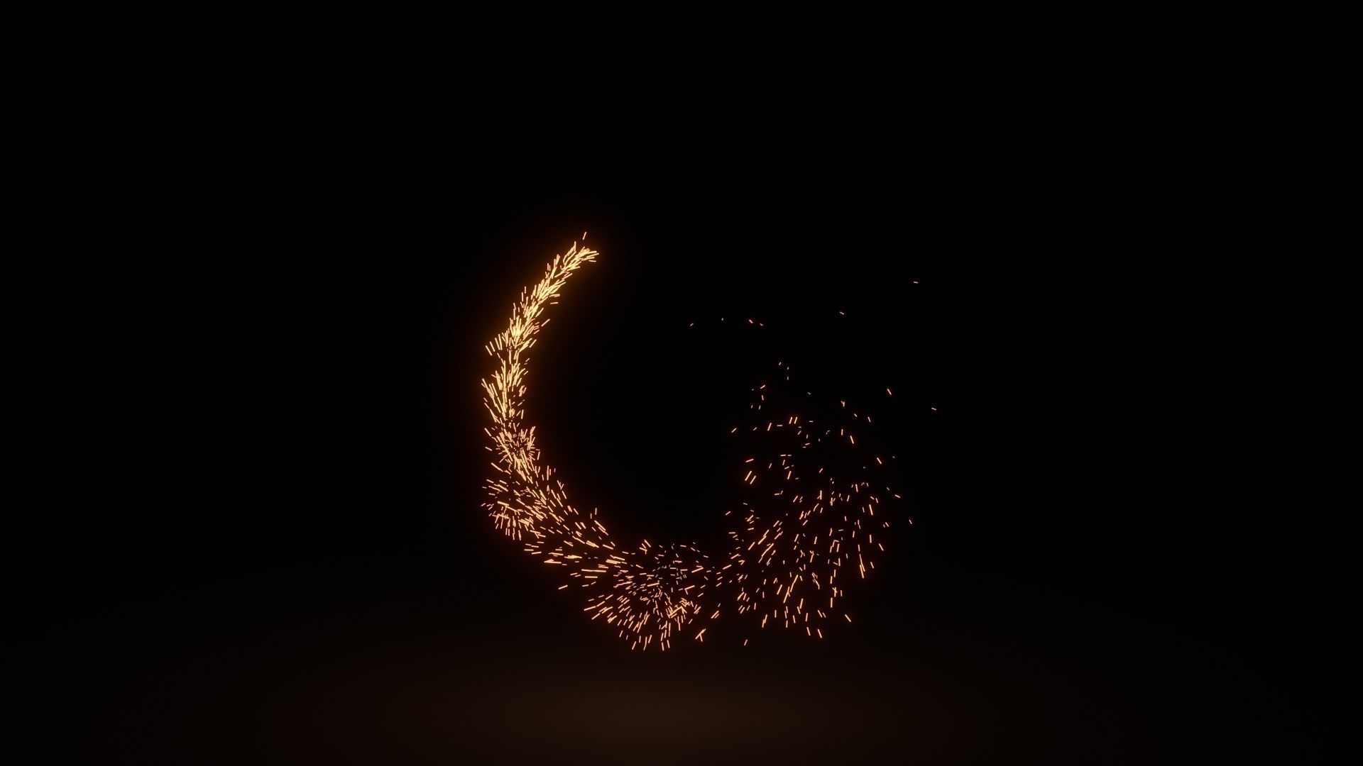 Animated  Dr Strange Portal  Particles 3D model_3