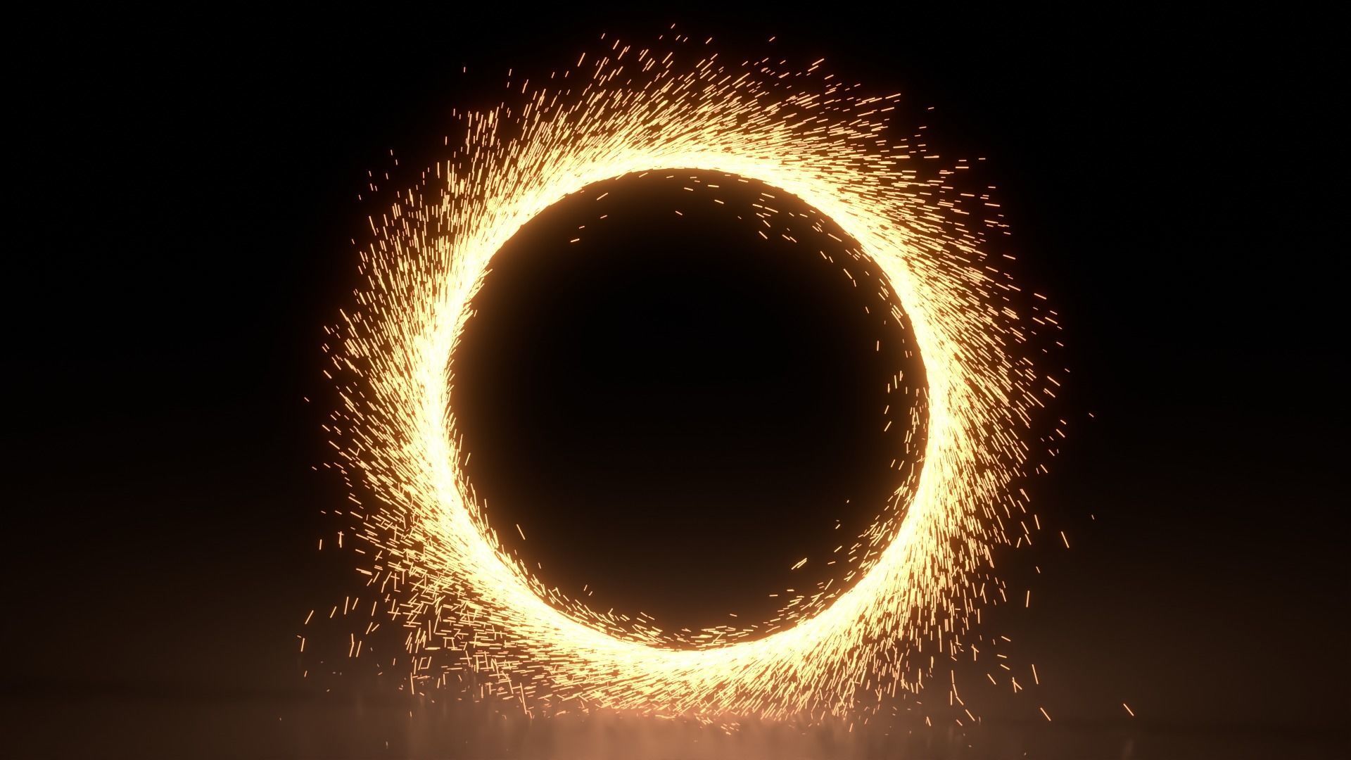 Animated  Dr Strange Portal  Particles 3D model_5