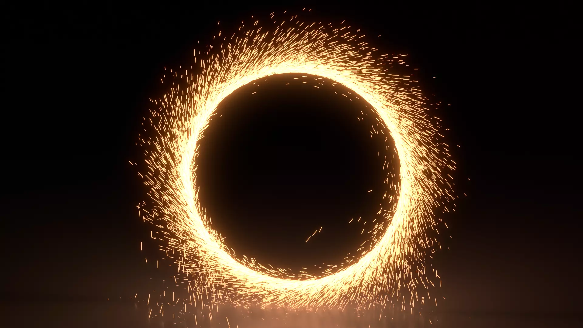 Animated  Dr Strange Portal  Particles 3D model_0