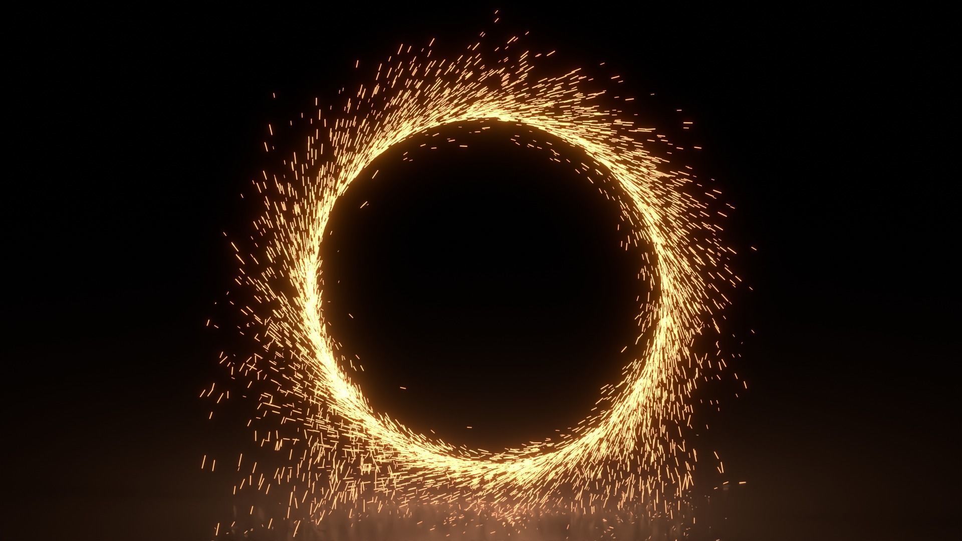 Animated  Dr Strange Portal  Particles 3D model_6