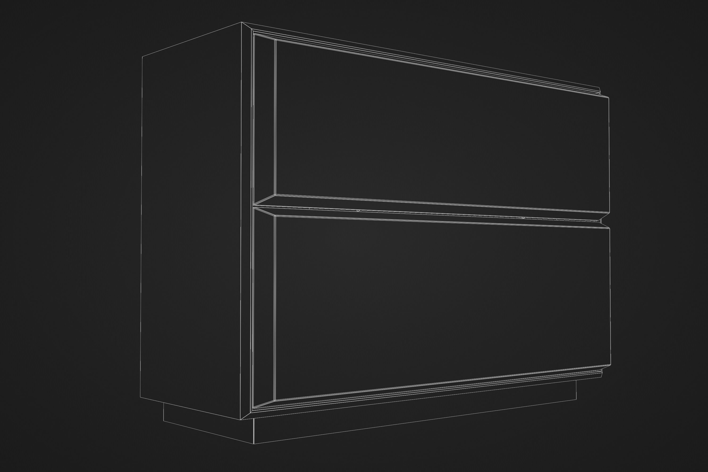 JBL 4350 Studio Monitors in Blue 3D model_24