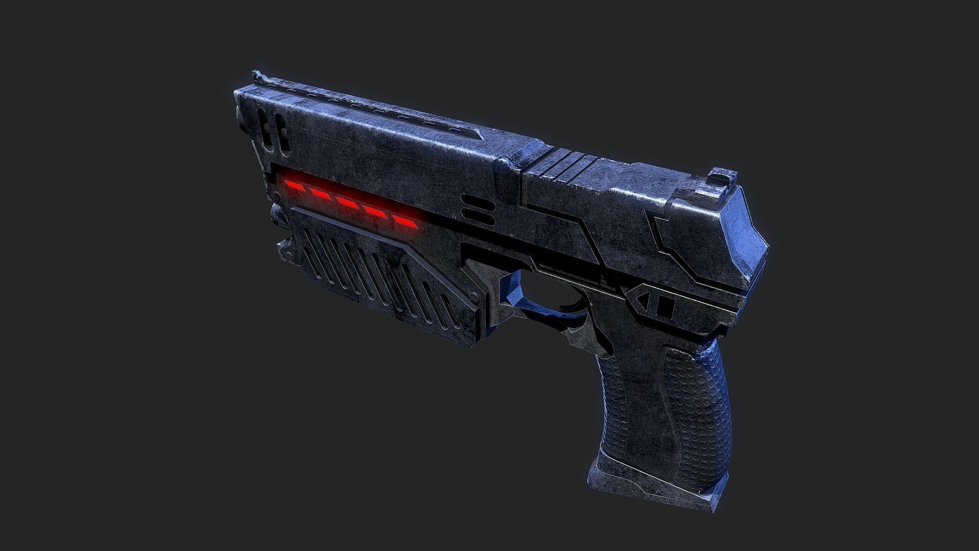 The Lawgiver Judge Dredd 3D model_4