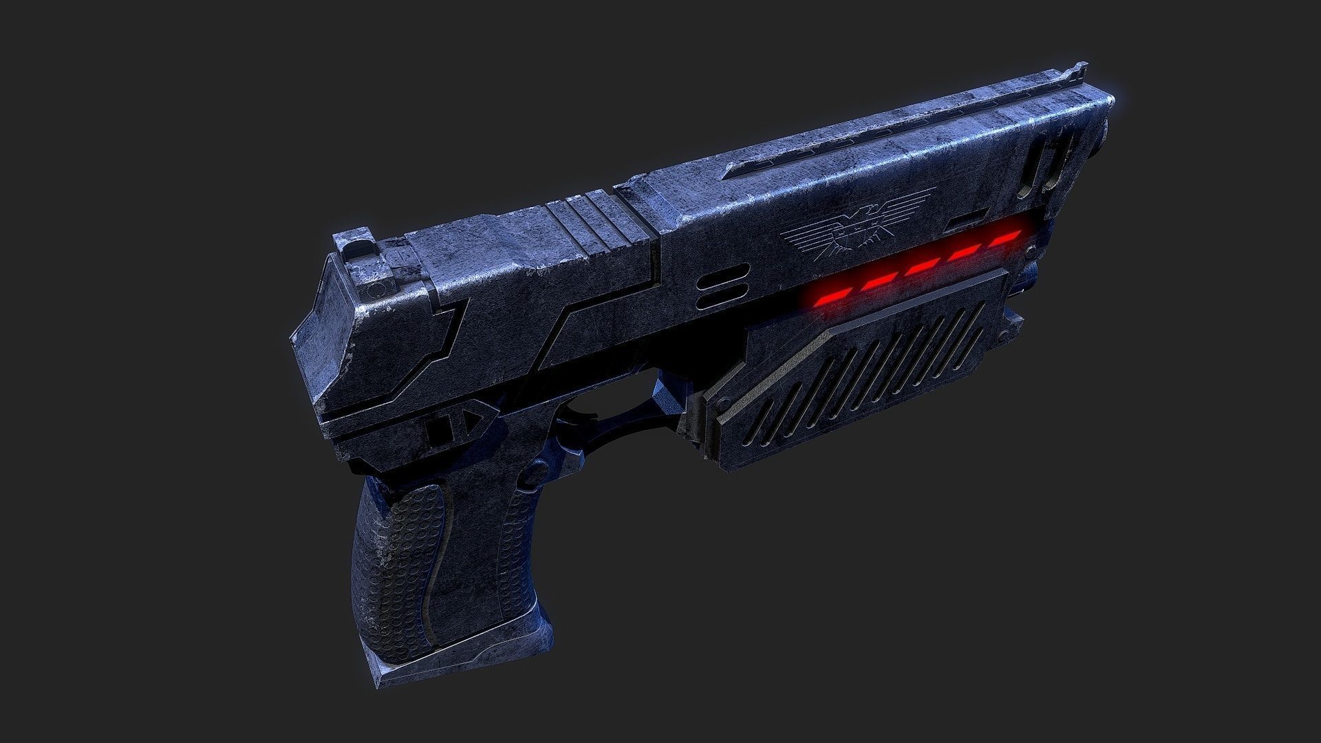 The Lawgiver Judge Dredd 3D model_3
