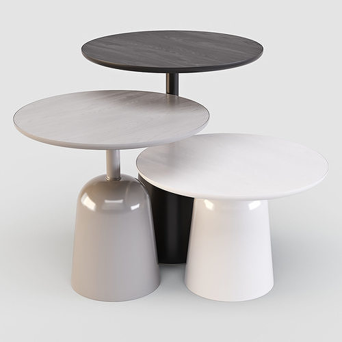 Normann CopenHagen Turn - Side Tables 3D model