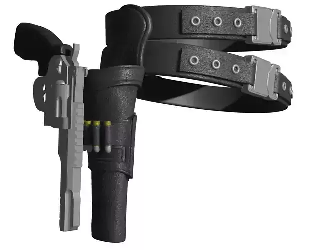 One12 Scale Smith and Wesson 357 Holster and Belt