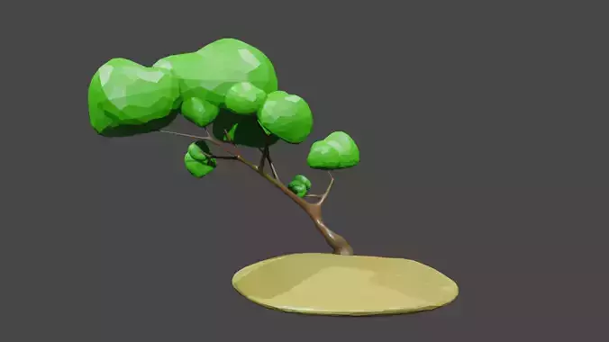 Low Poly Tree Free Low-poly 3D model Free low-poly 3D model