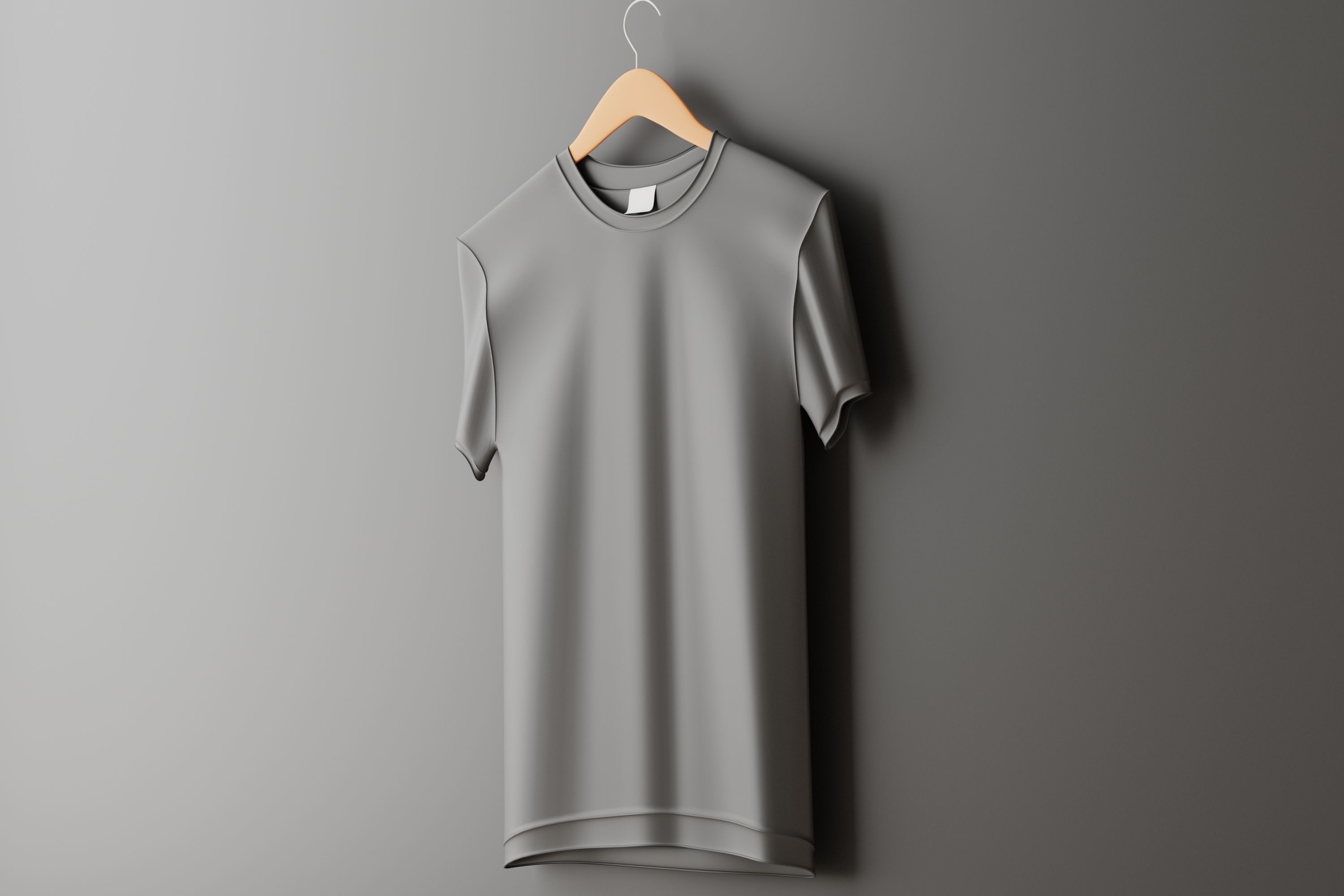 T-shirt on Hanger  3D model_2