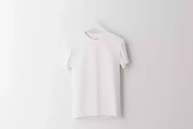 T-shirt on Hanger  3D model