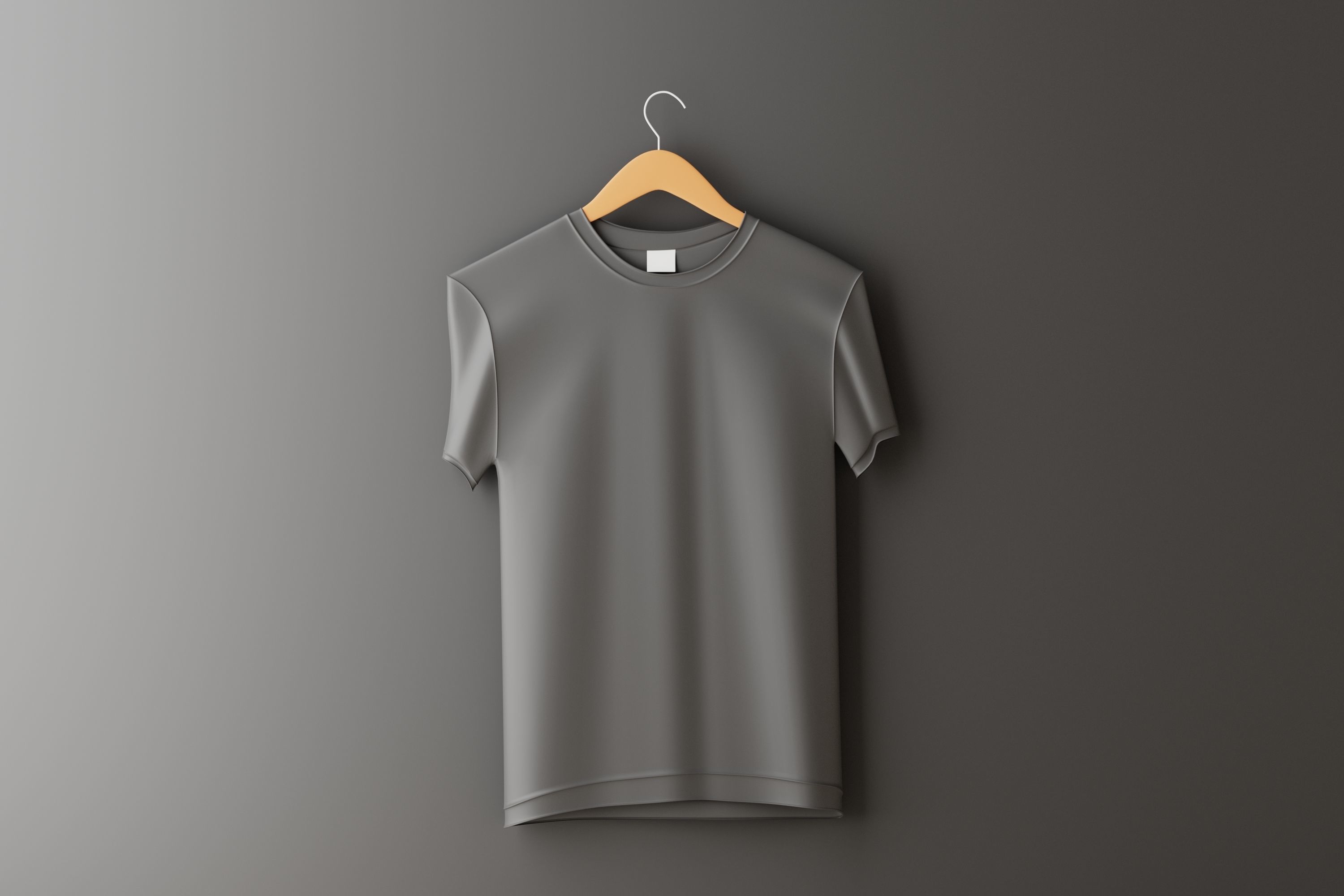 T-shirt on Hanger  3D model_1