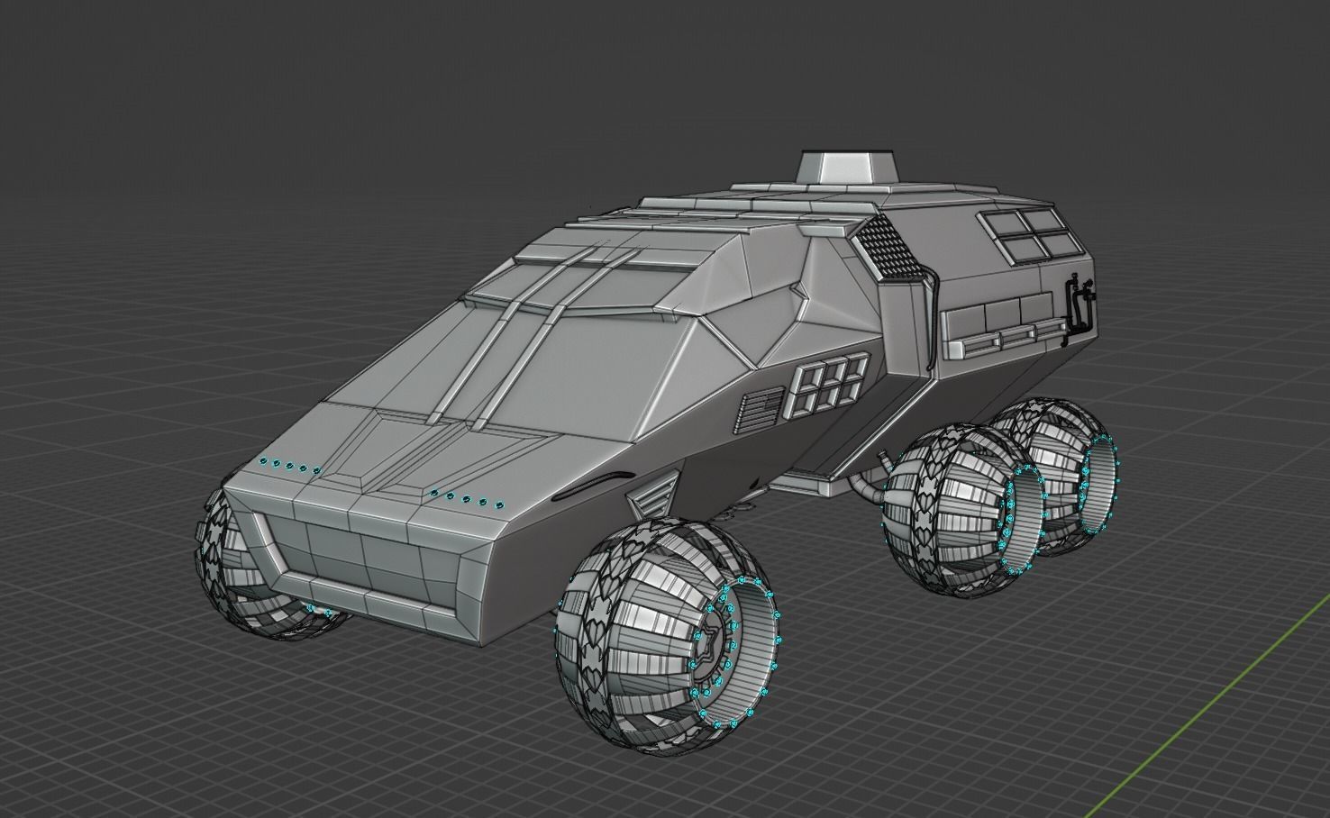 nasa mars rover prototype 3D model_5