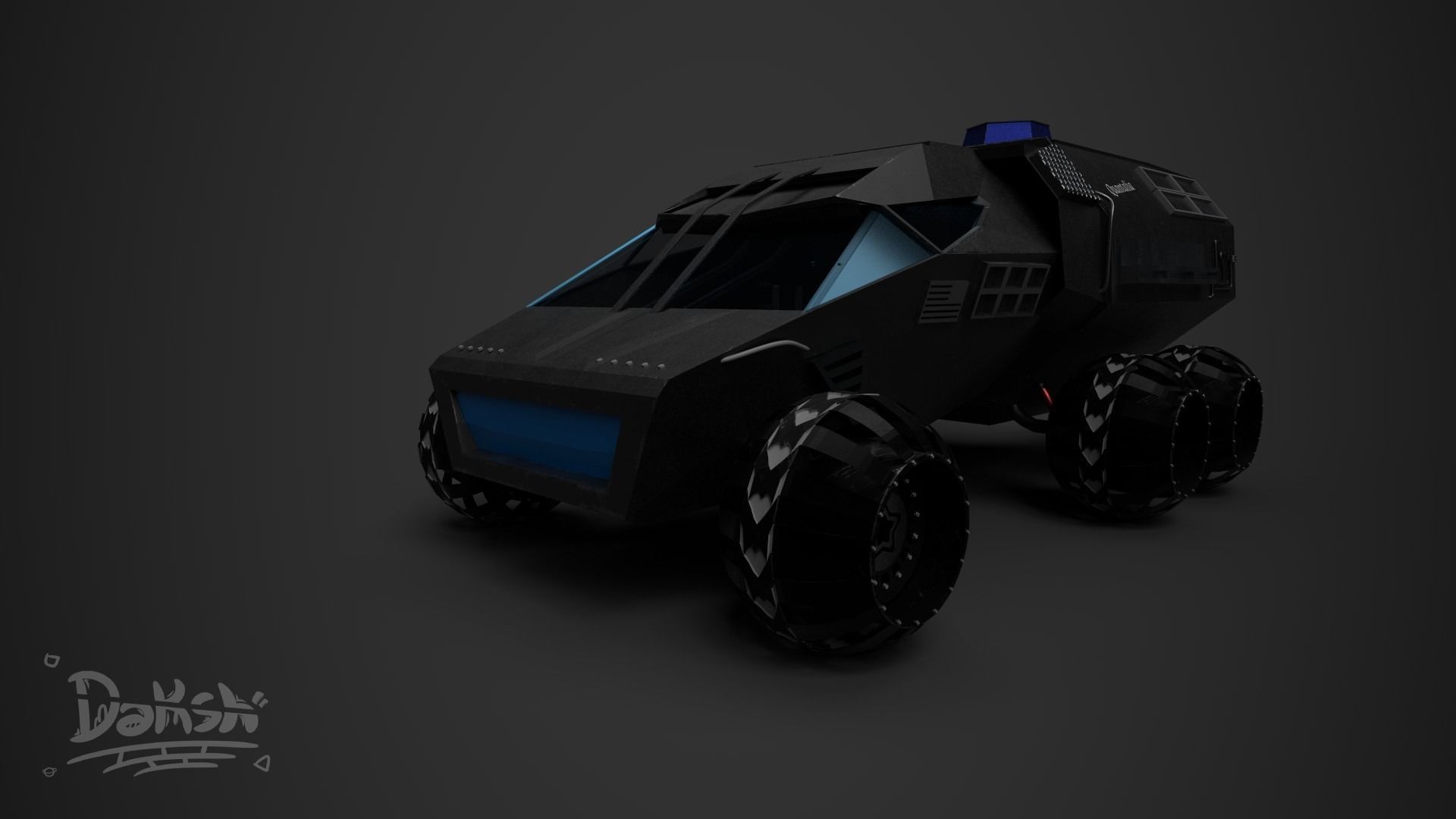 nasa mars rover prototype 3D model_3