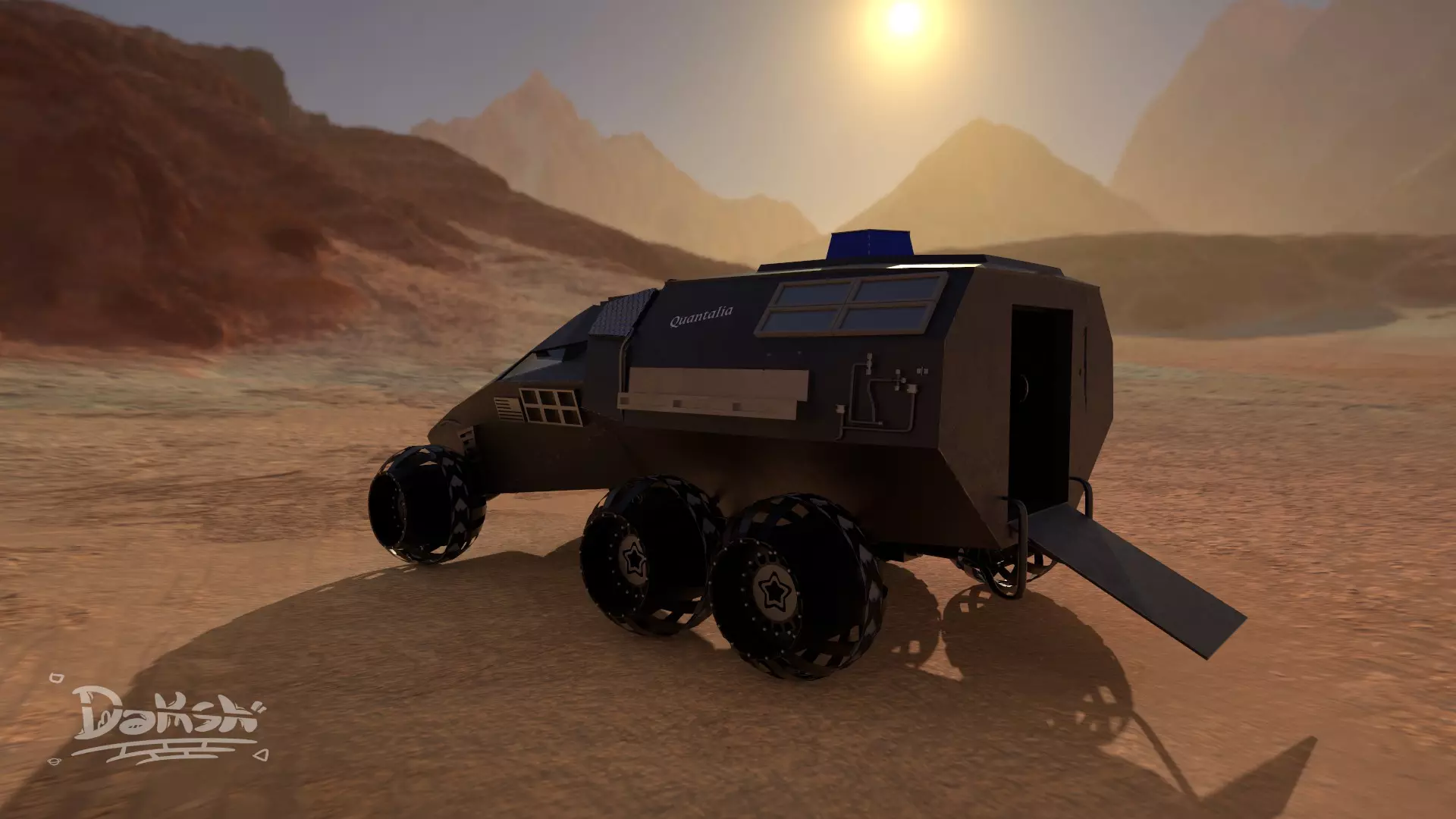 nasa mars rover prototype 3D model_0