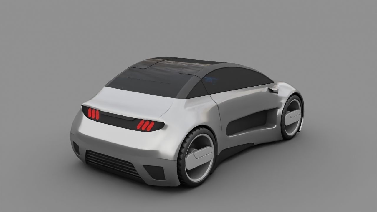 City Car 3D model_9