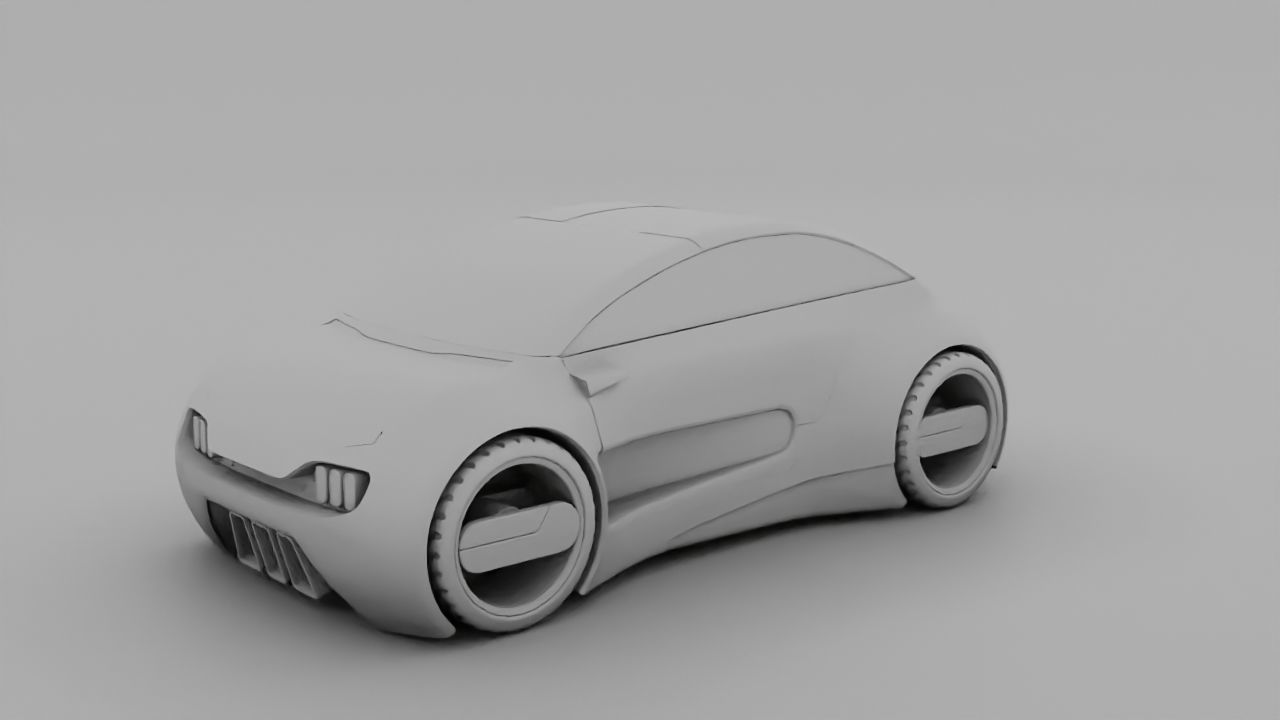 City Car 3D model_20