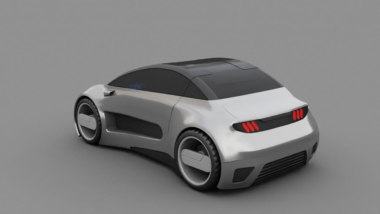 City Car 3D model_7