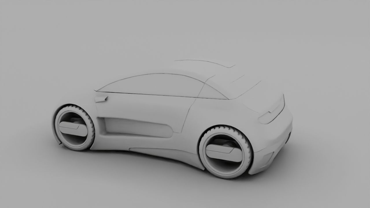 City Car 3D model_21