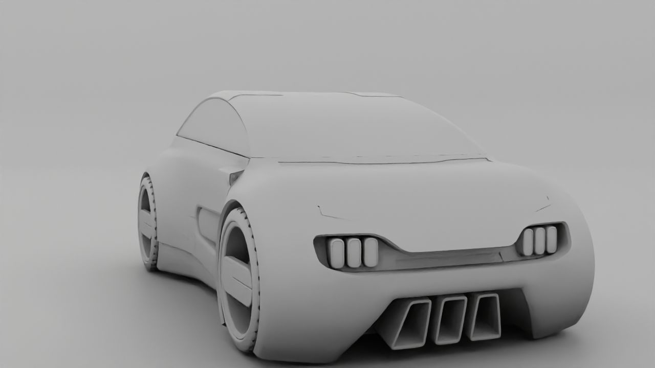 City Car 3D model_25
