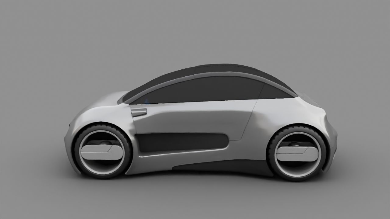 City Car 3D model_6
