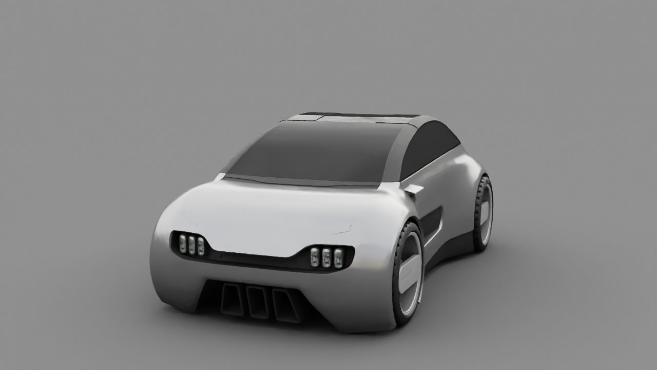 City Car 3D model_4
