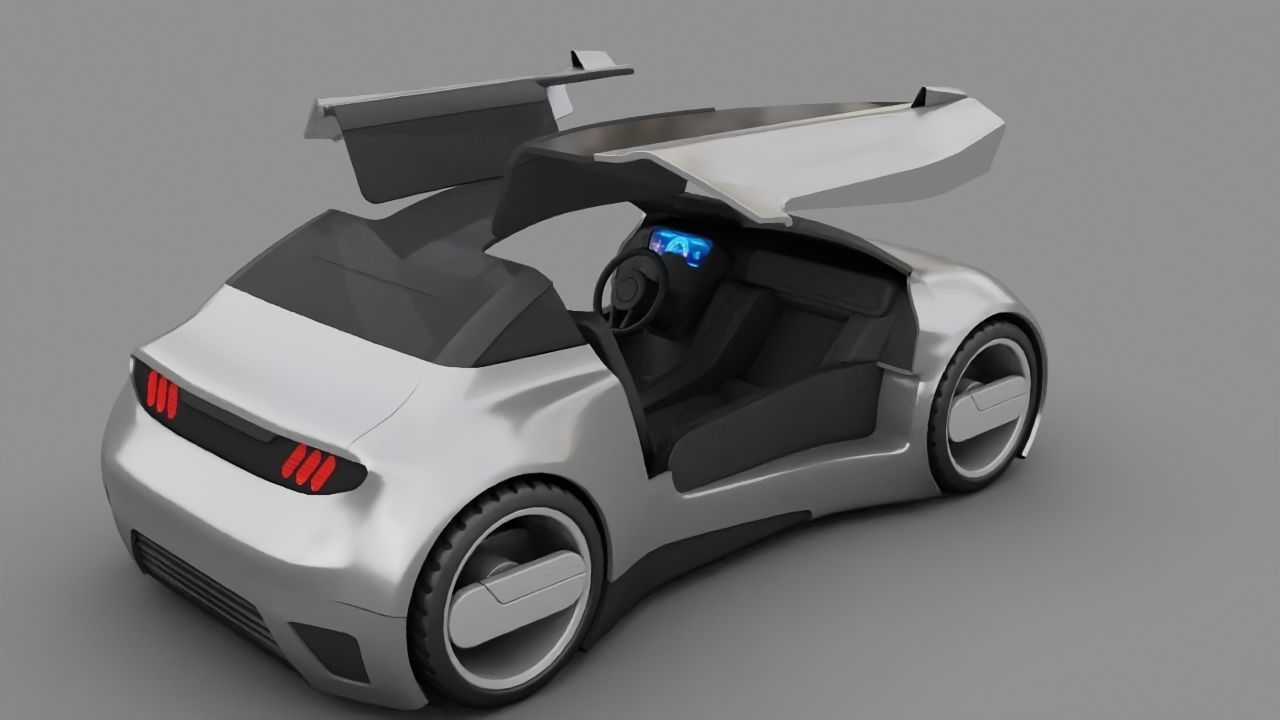 City Car 3D model_12