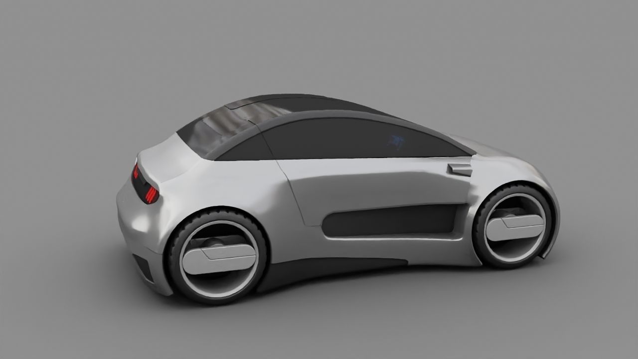 City Car 3D model_2