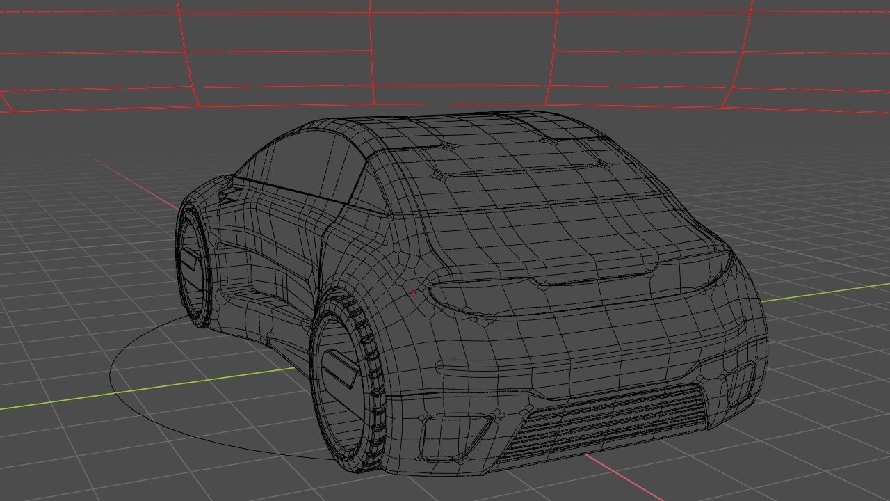 City Car 3D model_30
