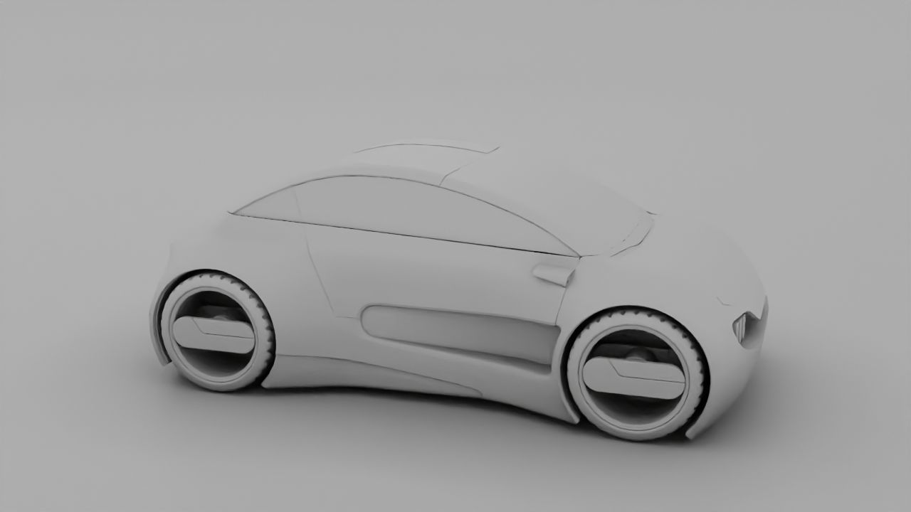 City Car 3D model_24
