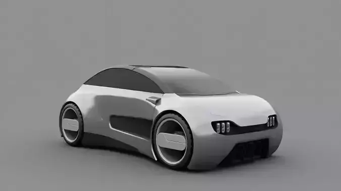 City Car 3D model City Car 3D model