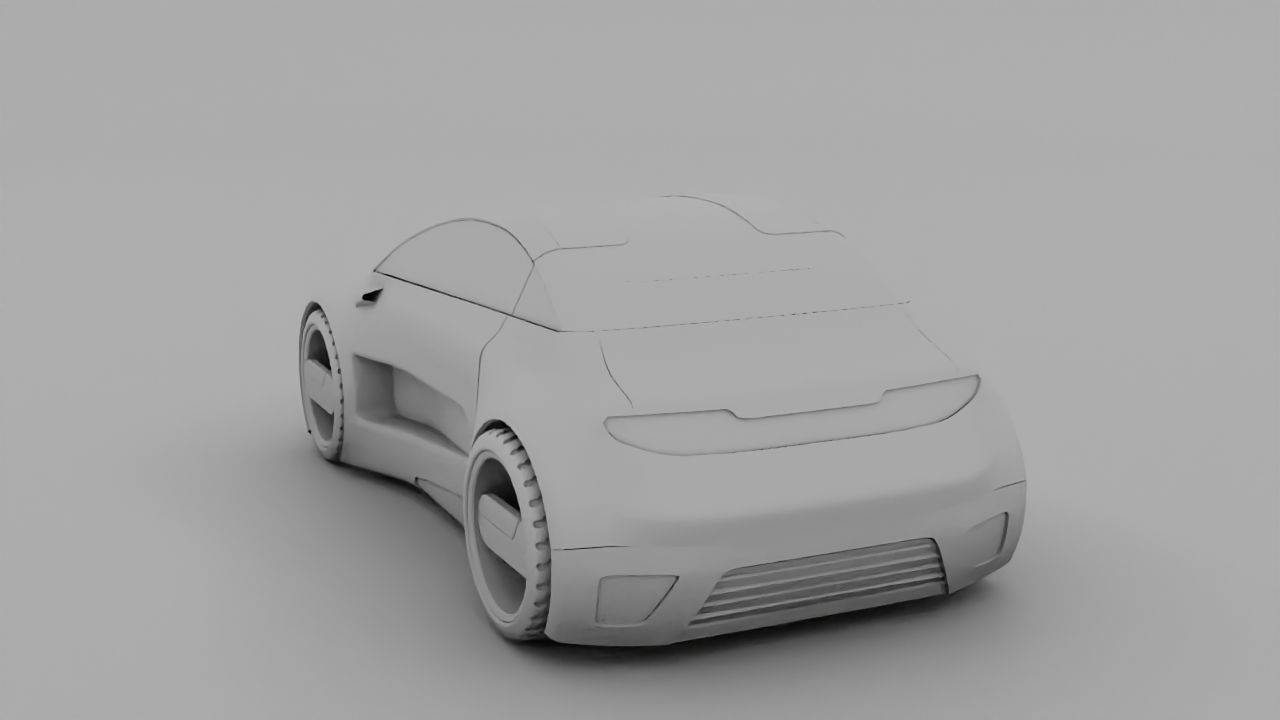 City Car 3D model_22